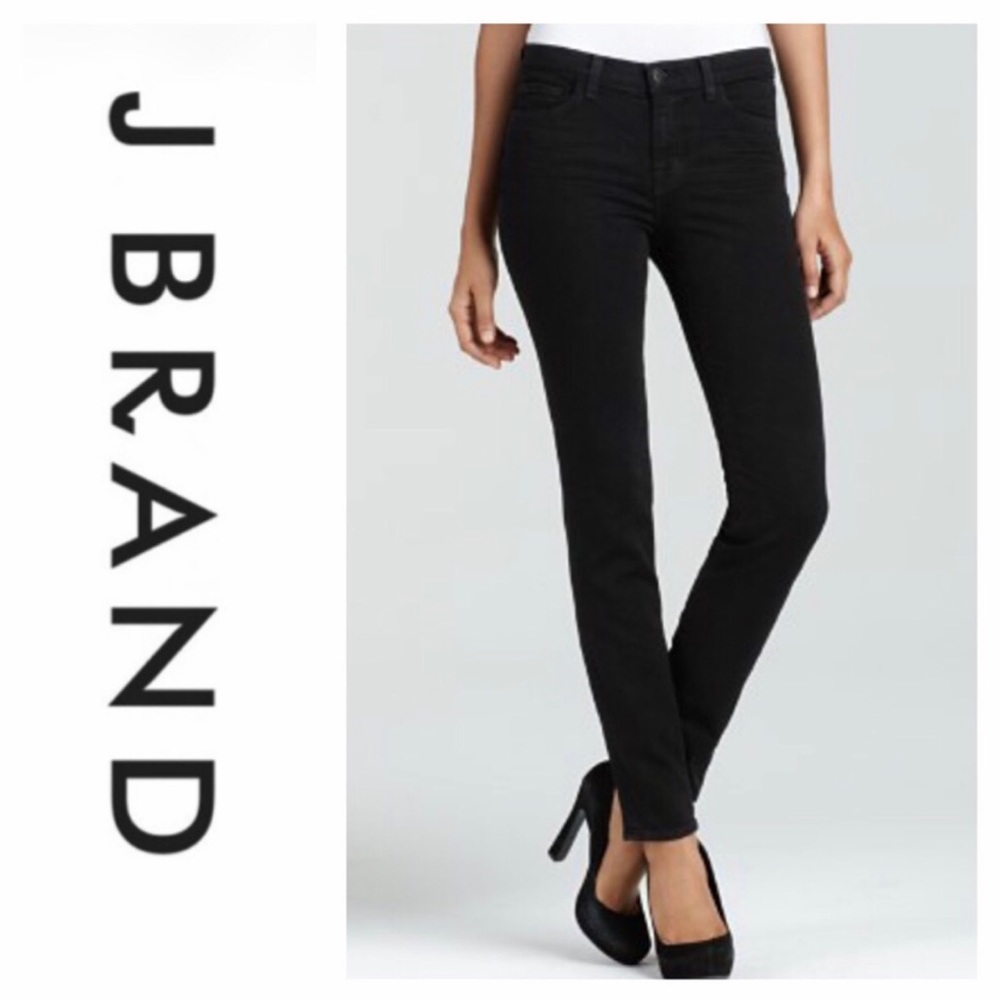J Brand Black high Rise Skinny Jeans